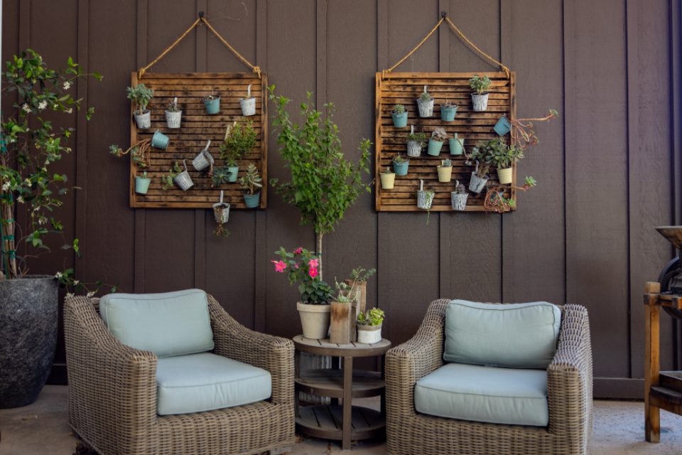 Illustrative photograph of patio Furniture